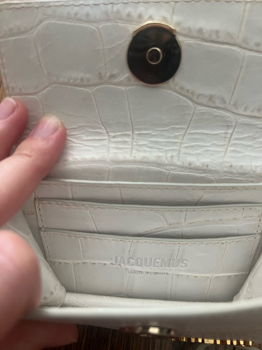 Jacquemus Le Petit Riviera Mini Crossbody with Gold Logo - Picture 2 of 3